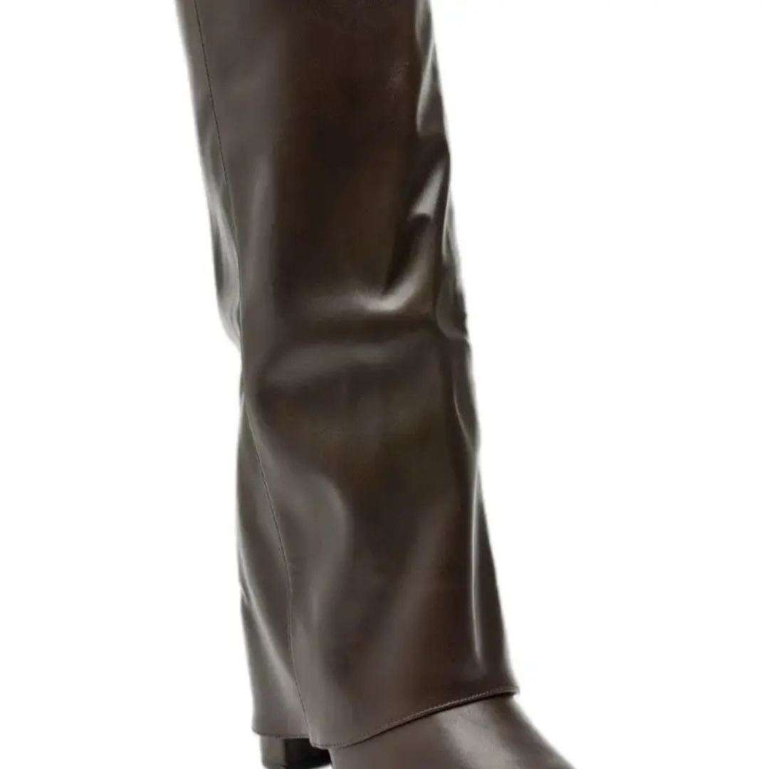 VESPER™ – Weitschaft-Stiefel mit Schnalle zum Umschlagen