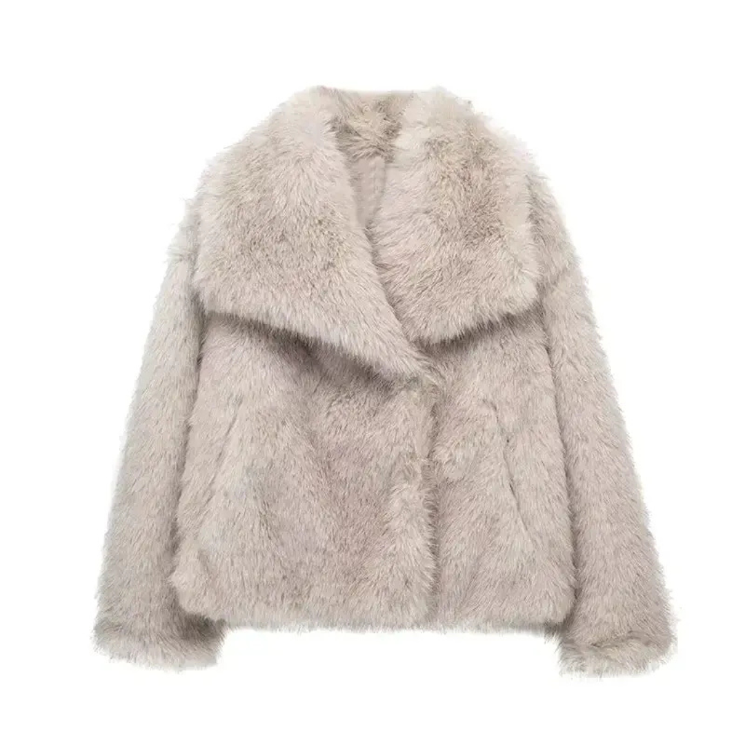 RENATA™ - Elegante Kunstfelljacke