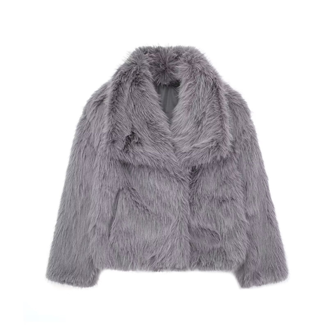 RENATA™ - Elegante Kunstfelljacke