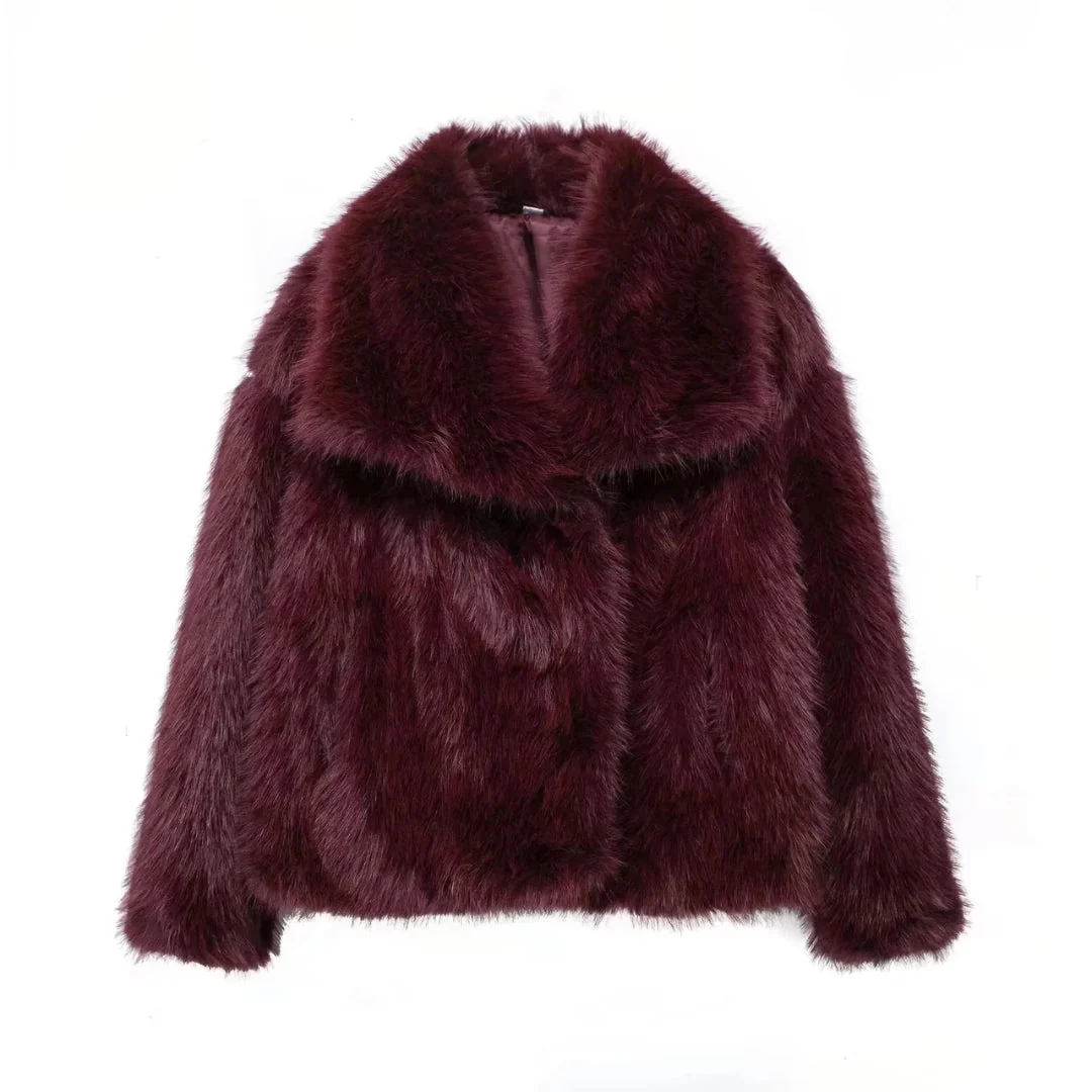 RENATA™ - Elegante Kunstfelljacke