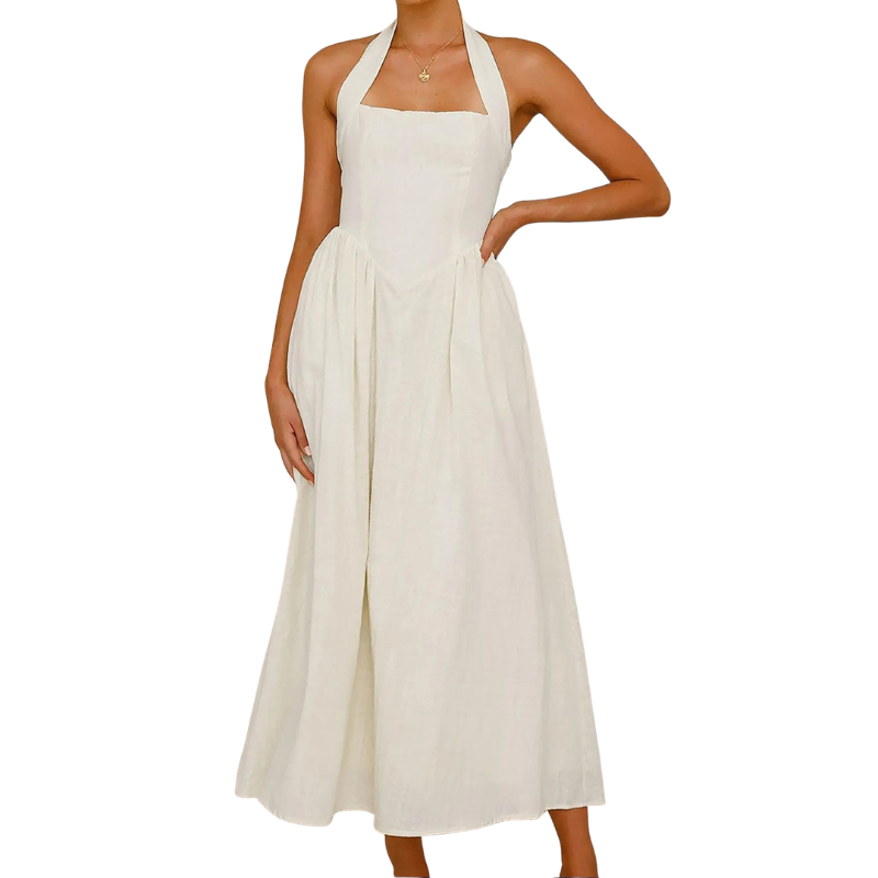 ELEONOR™ - Elegantes Midikleid mit Puffärmeln