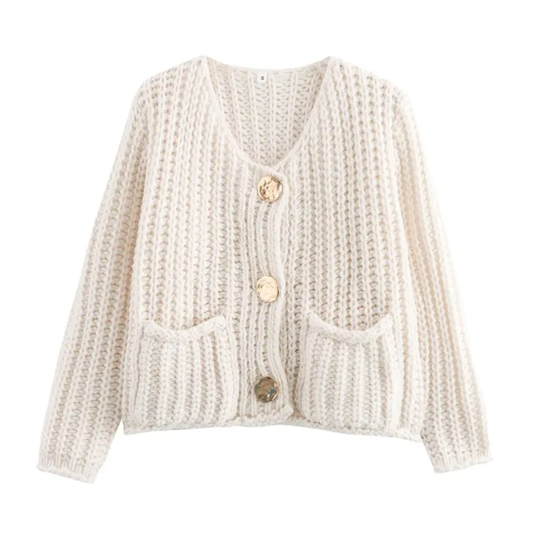 NOLA™ – Kurze klobige Strickjacke