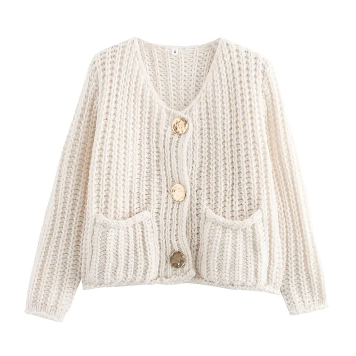 NOLA™ – Kurze klobige Strickjacke