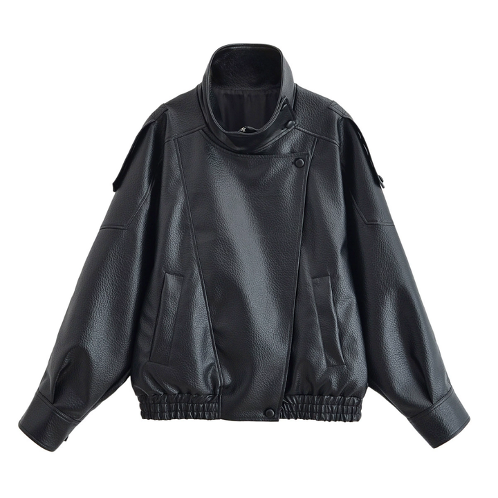 ROXANNE™ – Vintage Street Litschi Lederjacke