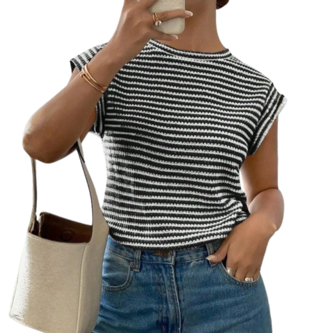 TONI™ – Ärmelloses T-Shirt mit luftigem Cutout