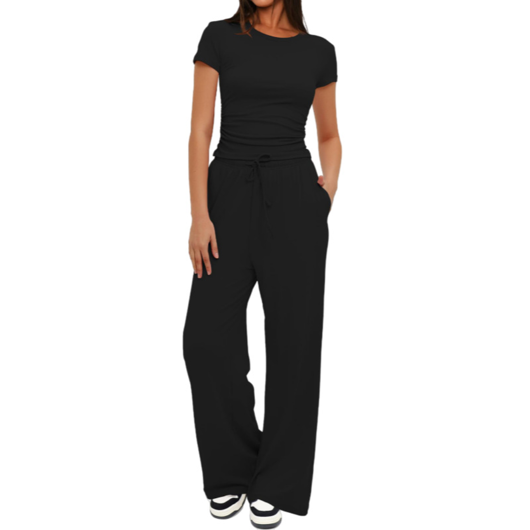 WINNIE™ – Gemütliches, einfarbiges Loungewear-Set (Zweiteiler)