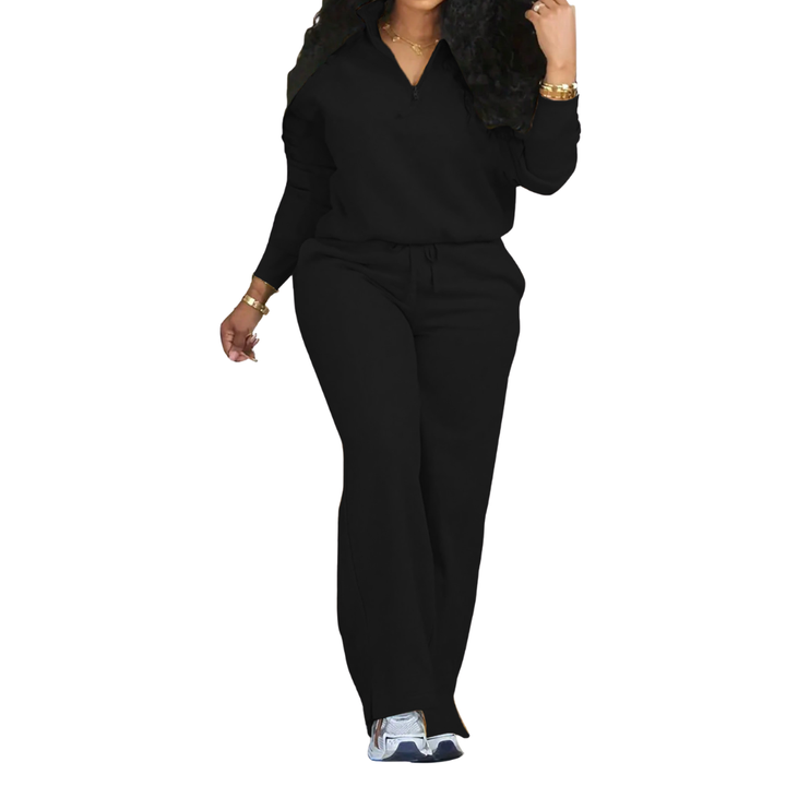 RAEWYN™ – Gemütlicher zweiteiliger Sweatshirt-Anzug mit Reißverschluss