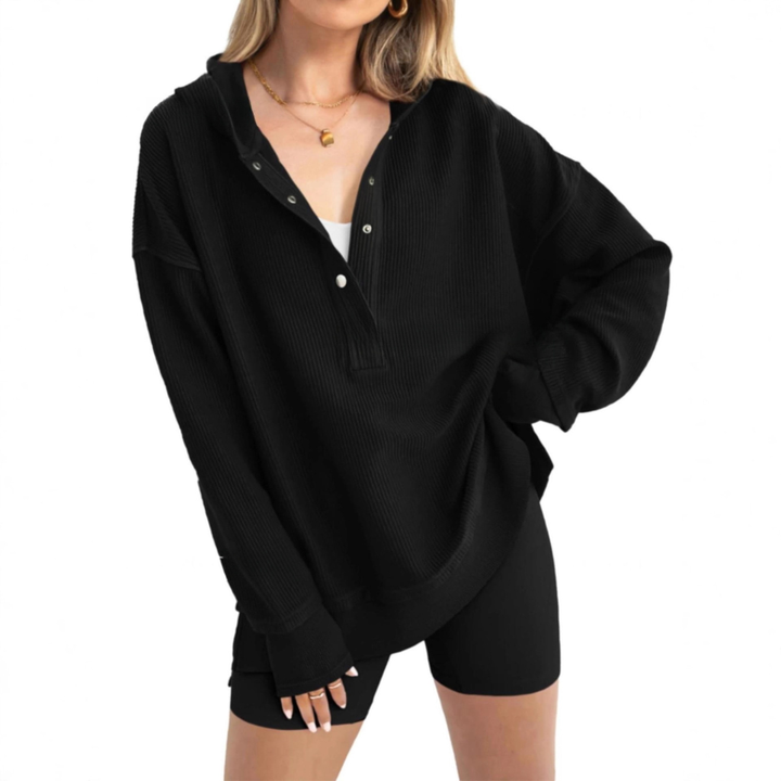 HAVEN™ – Gemütliches Oversized Raglan Hoodie Sweatshirt