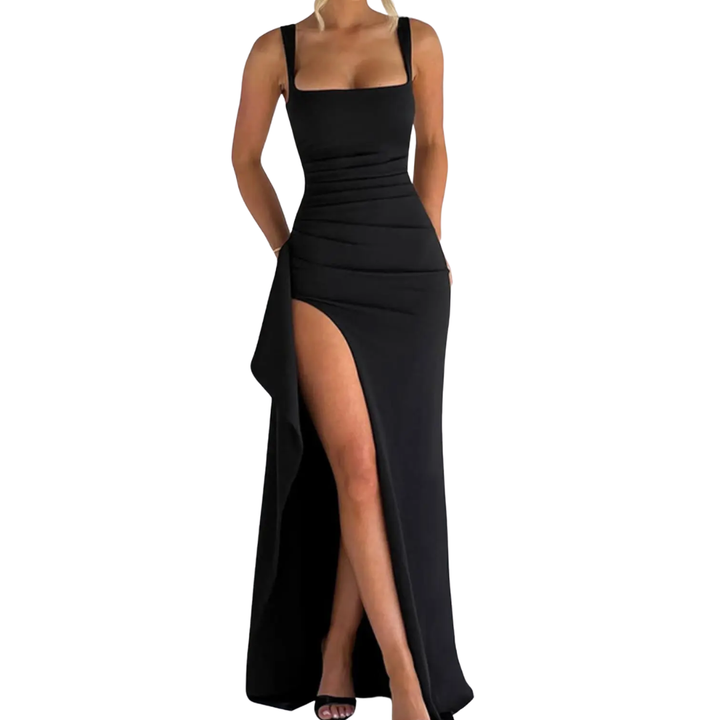 VALENTINA™ – Sexy Maxi-Kleid mit offener Rückenpartie und Schlitz