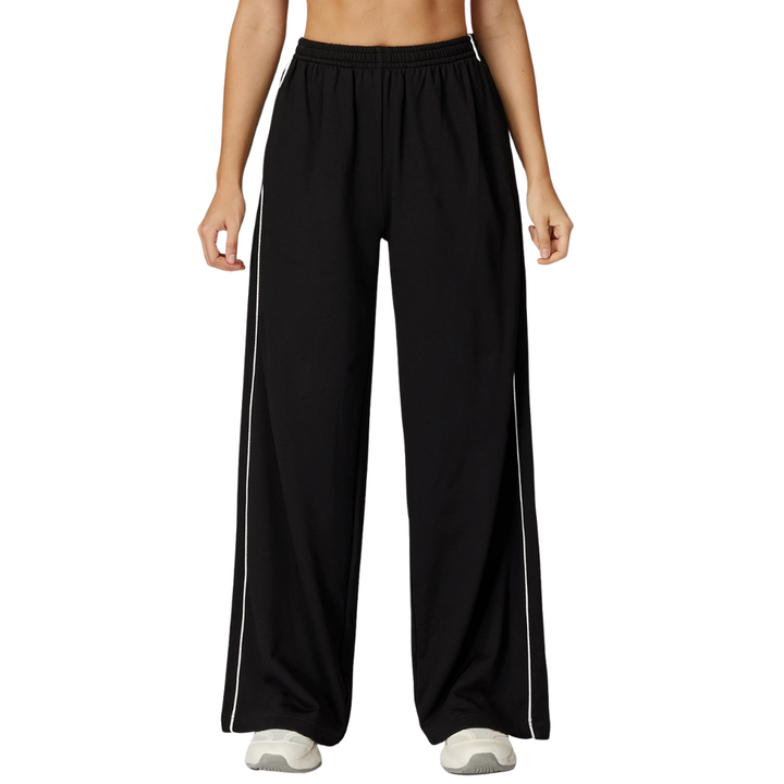 JADA™ – Colorblock High-Waist Hose mit weitem Bein