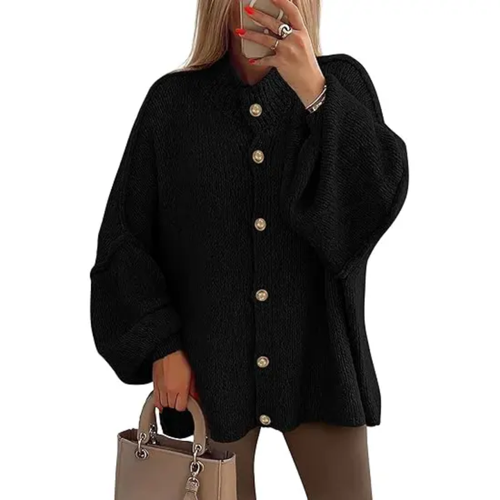 HESTIA™ – Gemütlicher Fledermausärmel-Strickcardigan