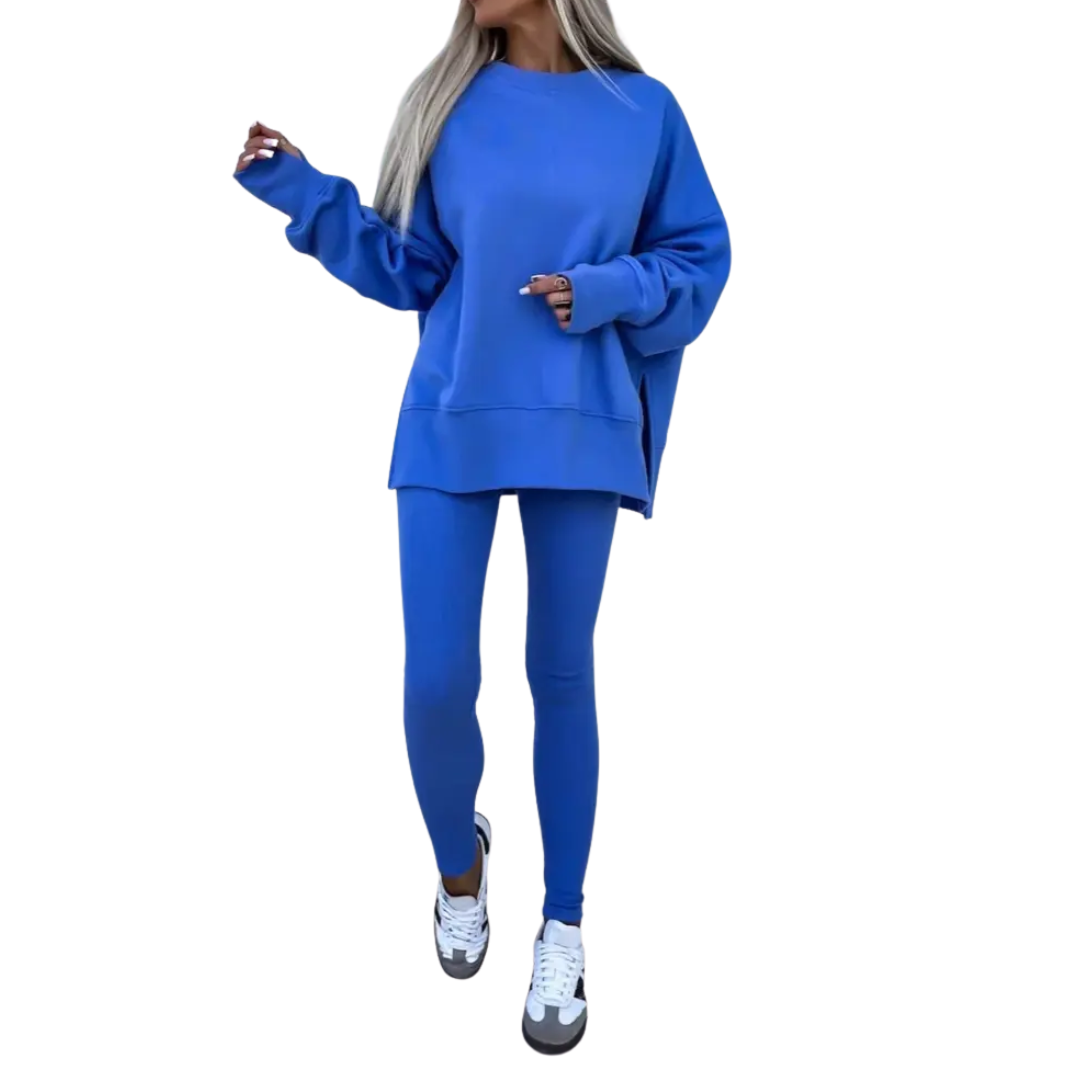 PERNELL™ – Gemütliches Freizeit-Sweatshirt & Skinny-Hosen-Set