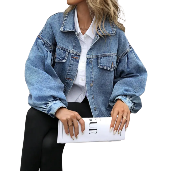RICKI™ – Lässige, Used Street Jeansjacke