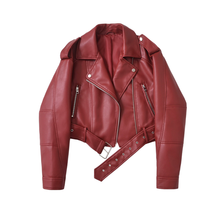 DAGMAR™ – Vintage Moto Loose Lederjacke