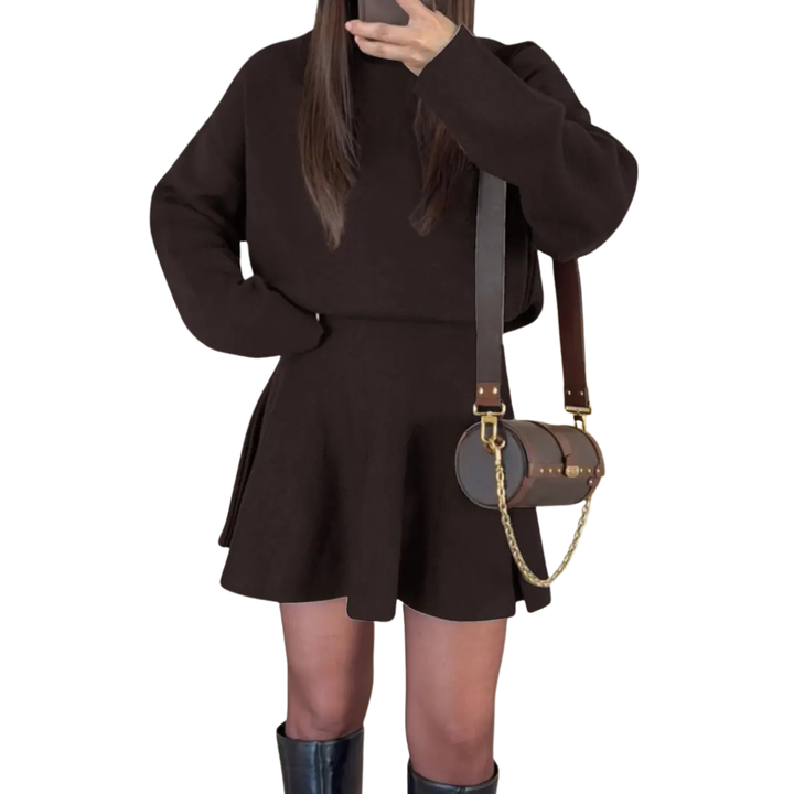NELL™ – Gemütliches Strickkleid mit Mock Neck