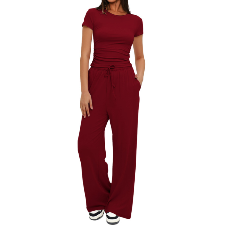 WINNIE™ – Gemütliches, einfarbiges Loungewear-Set (Zweiteiler)