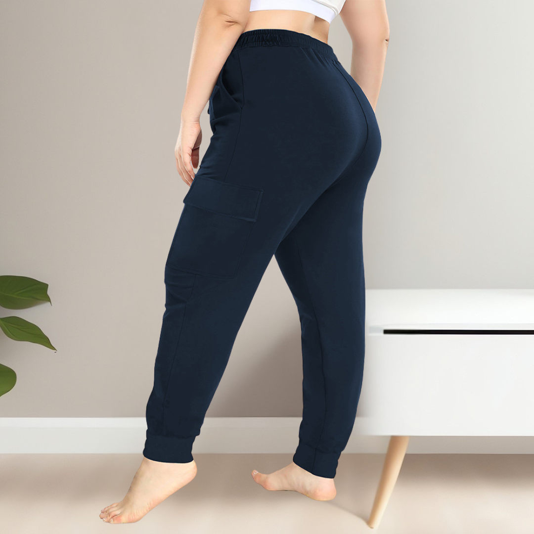 XEXILIA™ - Legere Cargo-Hose mit hohem Bund in großen Größen