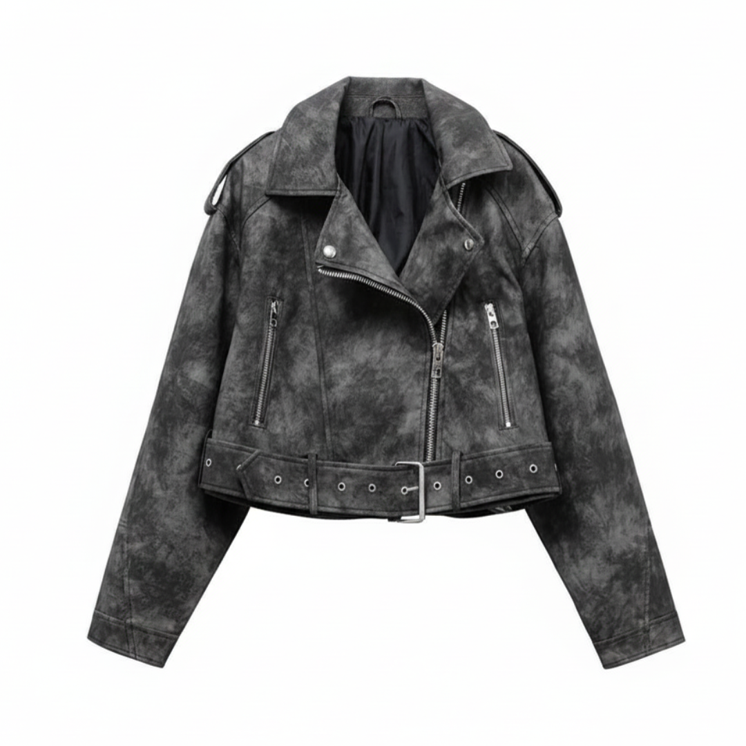 DAGMAR™ – Vintage Moto Loose Lederjacke