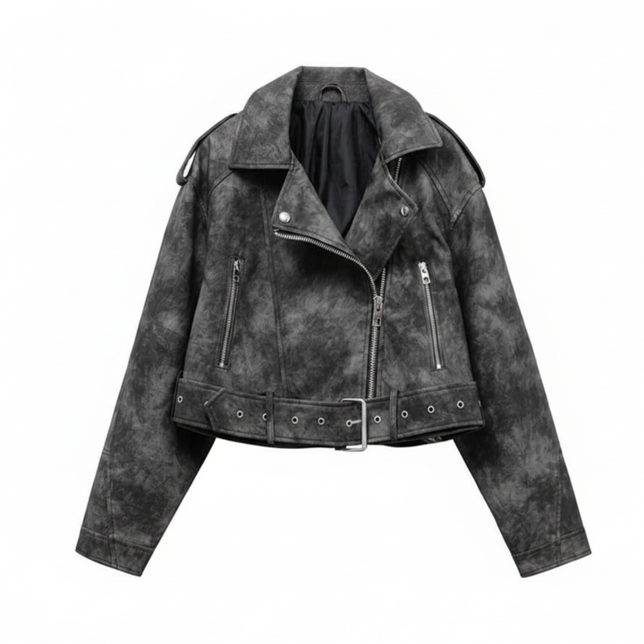 DAGMAR™ – Vintage Moto Loose Lederjacke