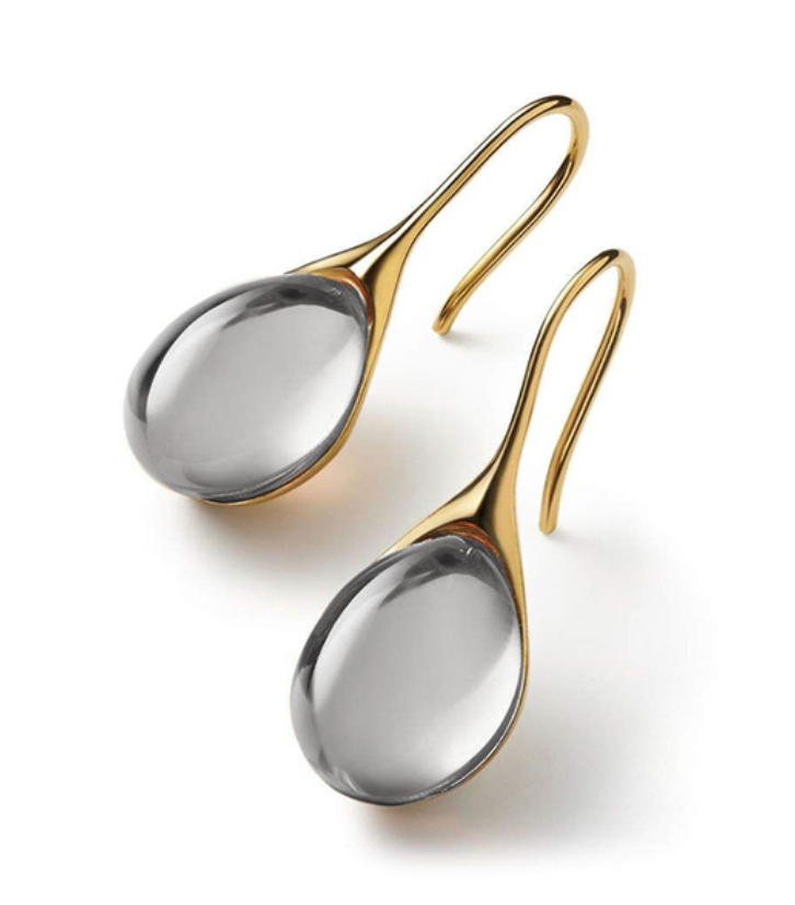 ROMY™ - Kristall-Ohrhänger in Gold und Silber