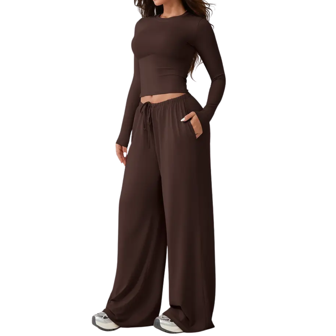 WREN™ – Pyjama-Set aus weichem Loungewear mit Kordelzug