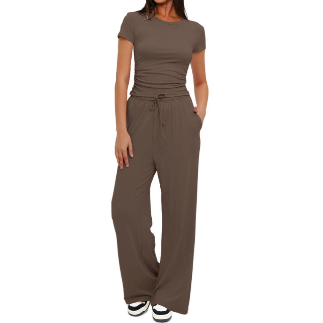 WINNIE™ – Gemütliches, einfarbiges Loungewear-Set (Zweiteiler)