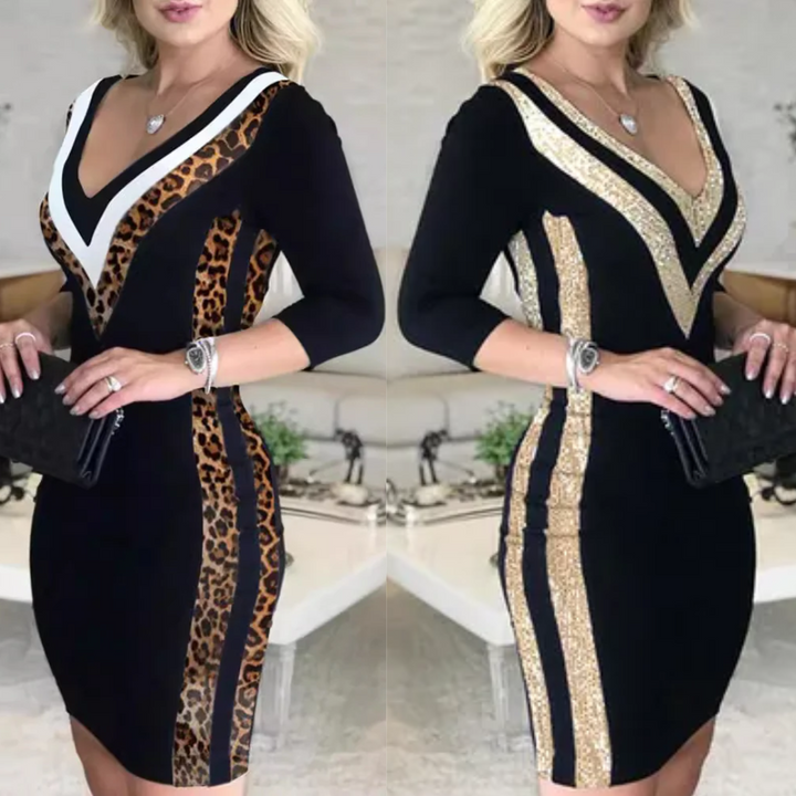 FELINA™ - Modernes Panel Bodycon Kleid