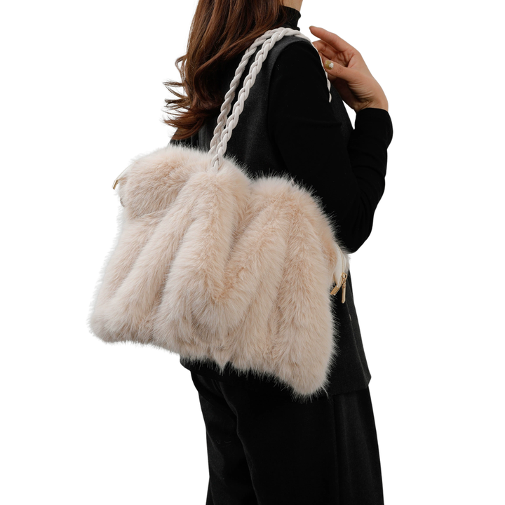 VELVET™ – Retro Plüsch Große Umhängetasche