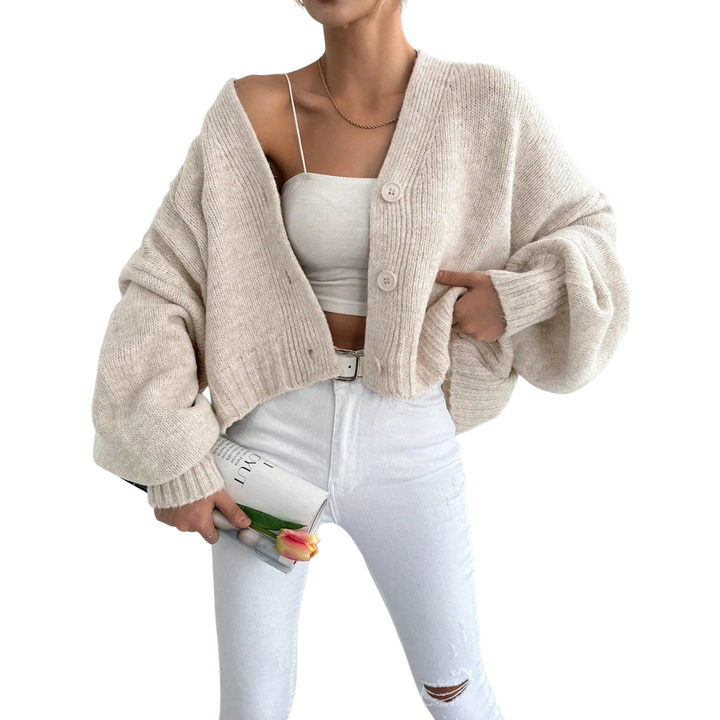 WREN™ – Legerer Langarm-Strickcardigan