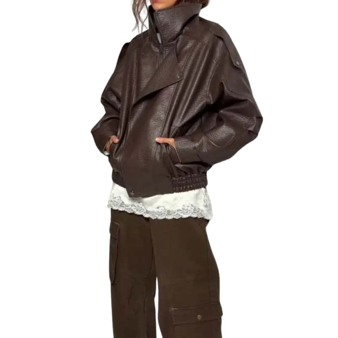 HENDRIX™ – Vintage Street Litschi-Lederjacke