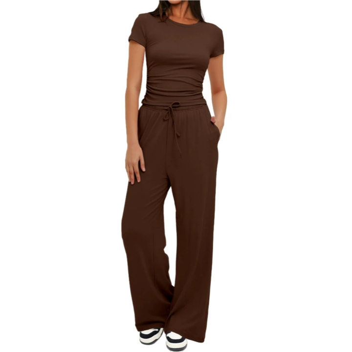 WINNIE™ – Gemütliches, einfarbiges Loungewear-Set (Zweiteiler)