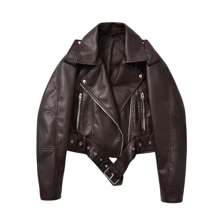 DAGMAR™ – Vintage Moto Loose Lederjacke
