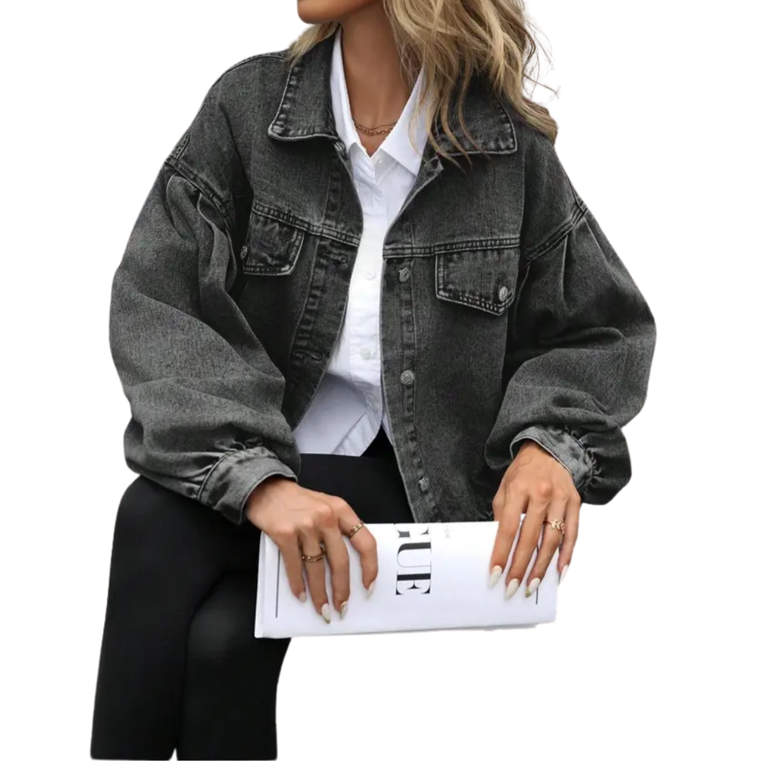 RICKI™ – Lässige, Used Street Jeansjacke