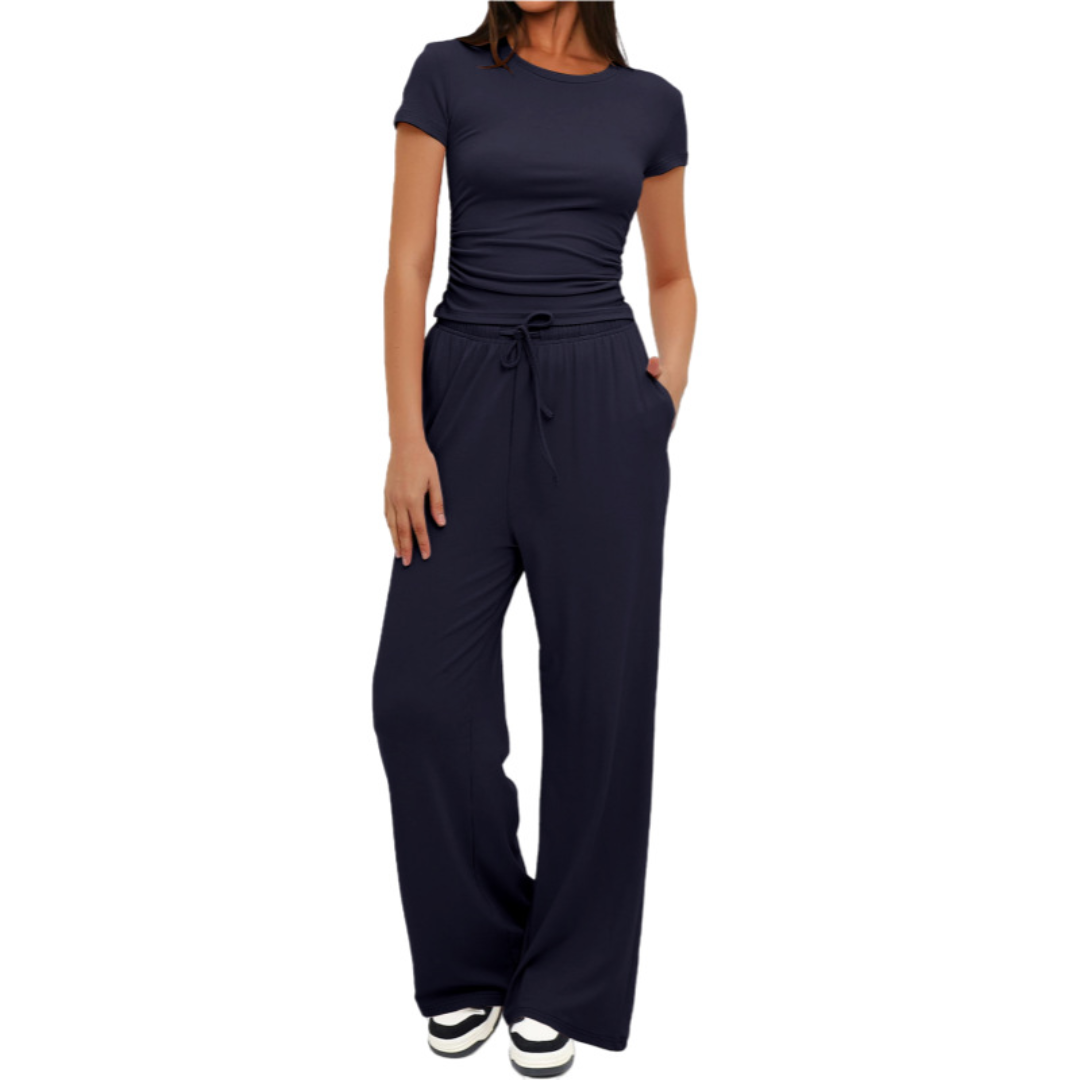 WINNIE™ – Gemütliches, einfarbiges Loungewear-Set (Zweiteiler)