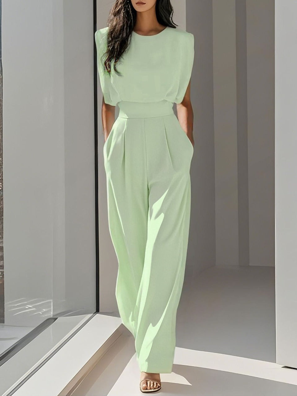 PAQUITA™ – Eleganter ärmelloser Sommer-Jumpsuit