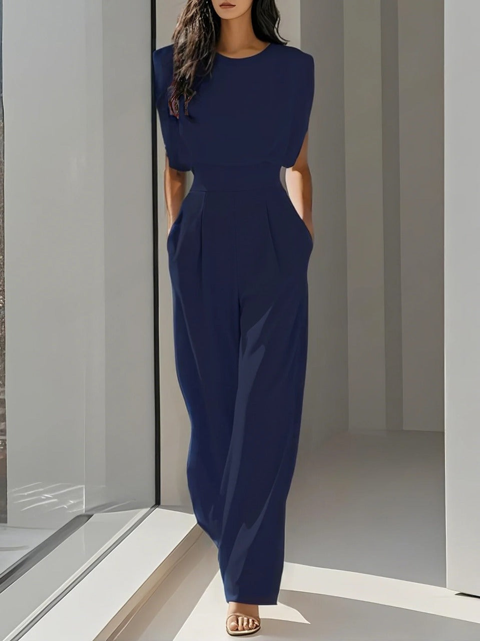 PAQUITA™ – Eleganter ärmelloser Sommer-Jumpsuit