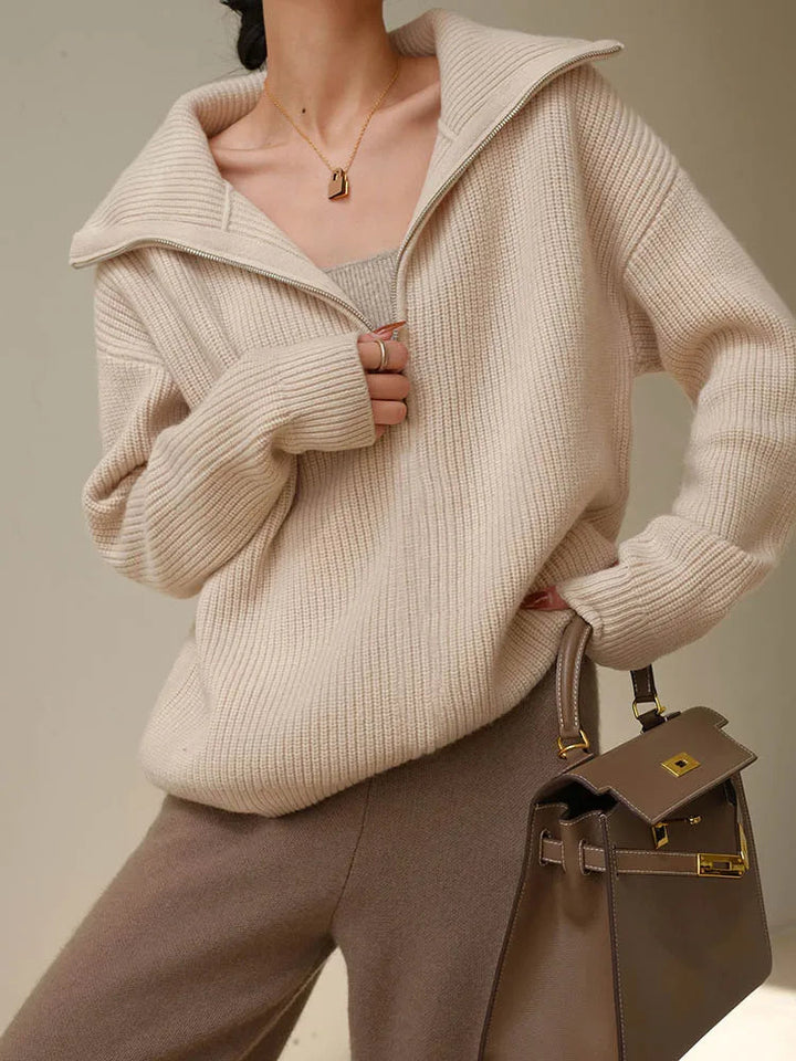 ELODIE™ – Gemütlicher Half-Zip-Pullover