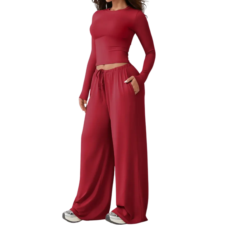 WREN™ – Pyjama-Set aus weichem Loungewear mit Kordelzug