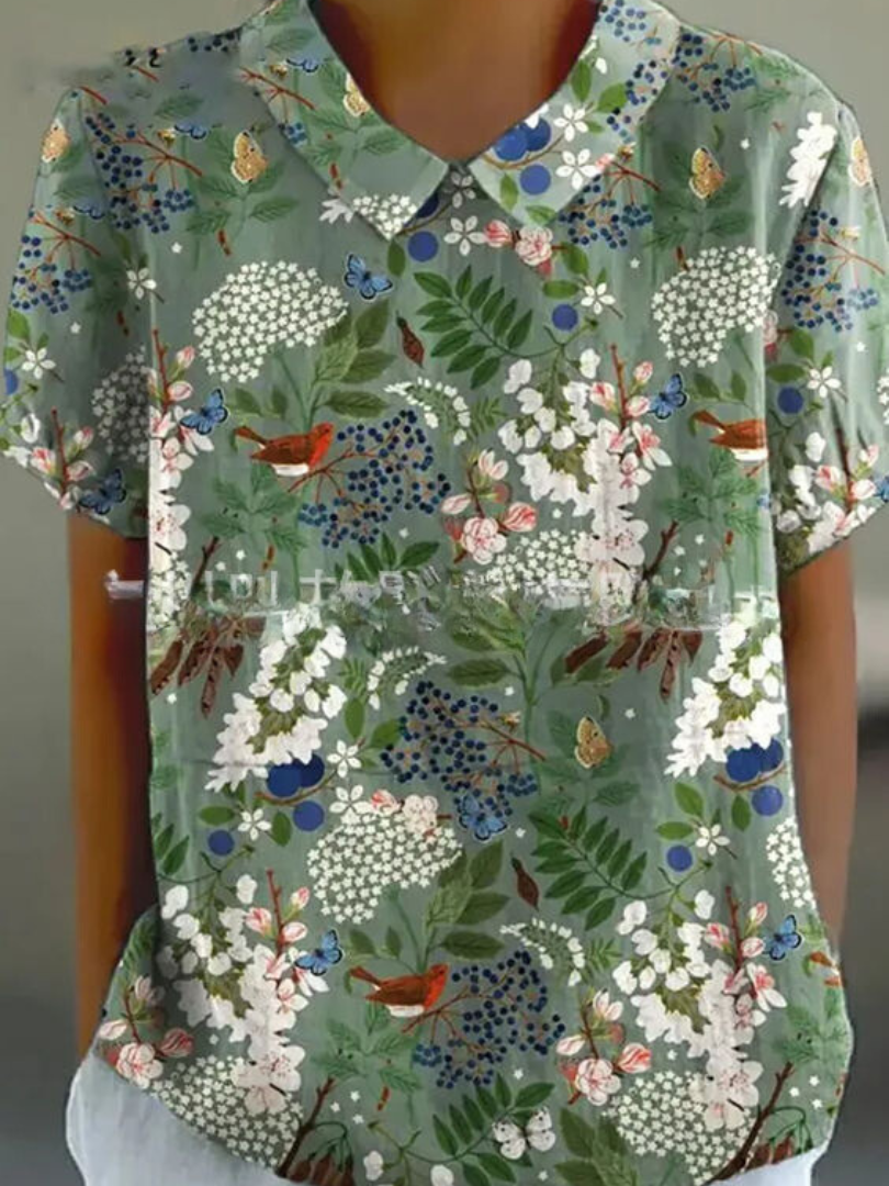MARLENE™ – Hemd mit Vintage-Print