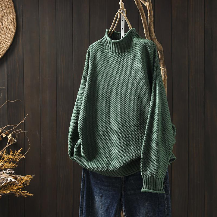 GRACE™ | Waffel-Pullover in Relaxed Fit