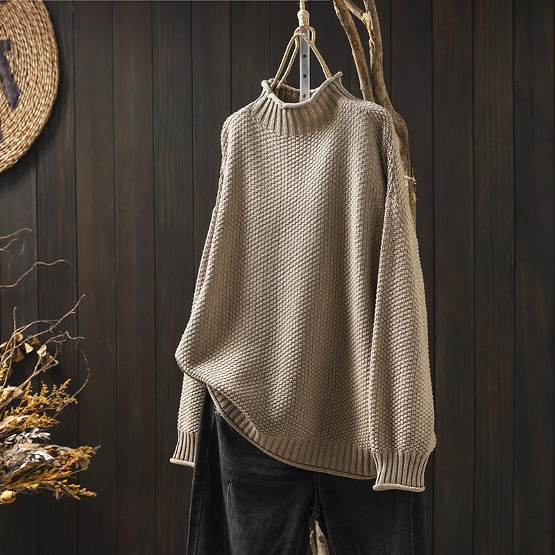 GRACE™ | Waffel-Pullover in Relaxed Fit