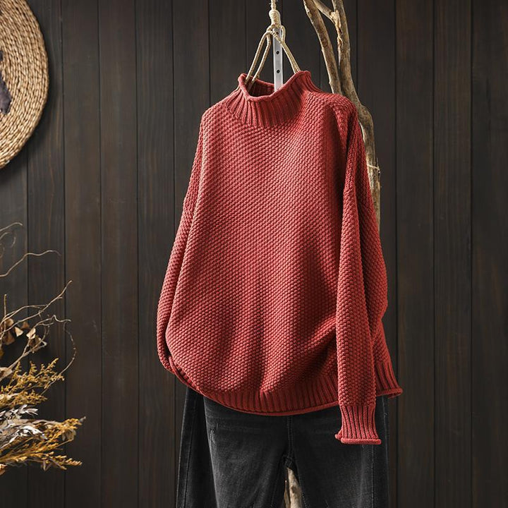 GRACE™ | Waffel-Pullover in Relaxed Fit