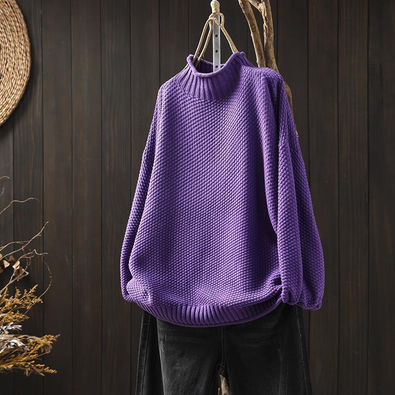 GRACE™ | Waffel-Pullover in Relaxed Fit