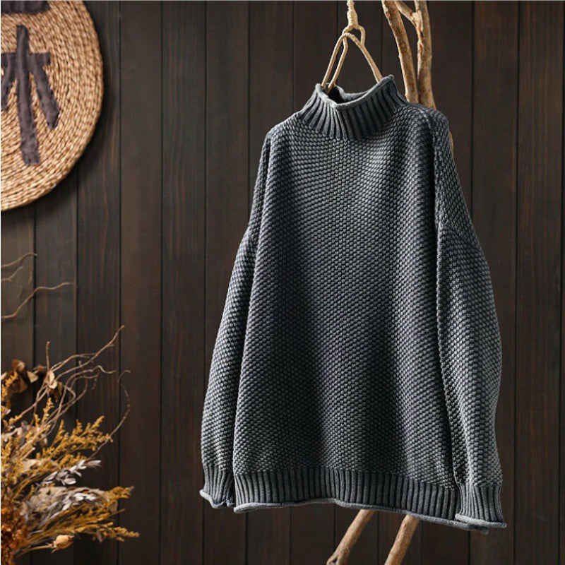 GRACE™ | Waffel-Pullover in Relaxed Fit