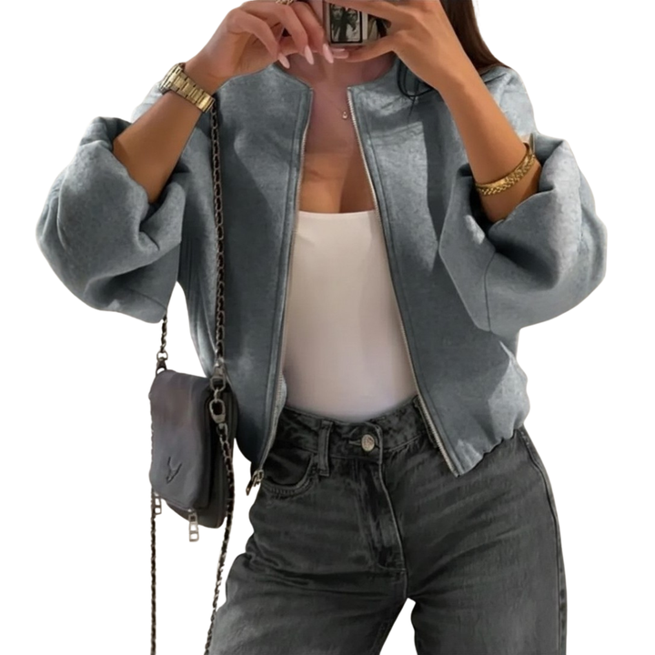 LENNON™ – Street-Style Webjacke mit Laternenärmeln