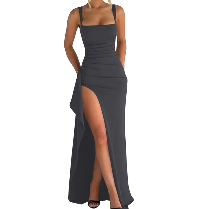 VALENTINA™ – Sexy Maxi-Kleid mit offener Rückenpartie und Schlitz