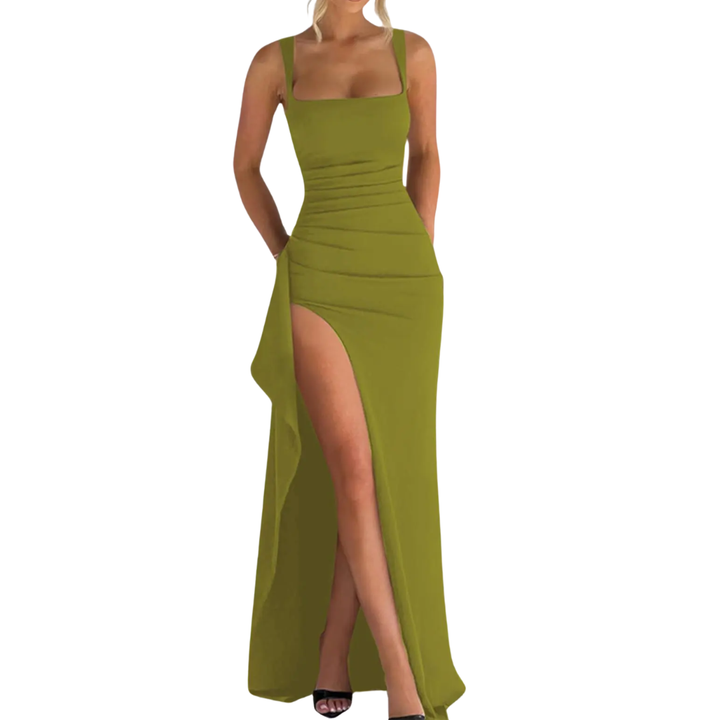 VALENTINA™ – Sexy Maxi-Kleid mit offener Rückenpartie und Schlitz