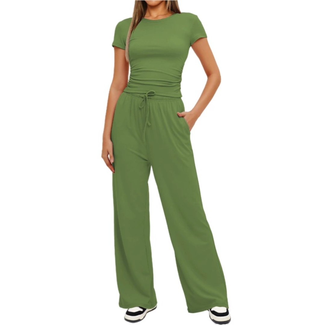 WINNIE™ – Gemütliches, einfarbiges Loungewear-Set (Zweiteiler)