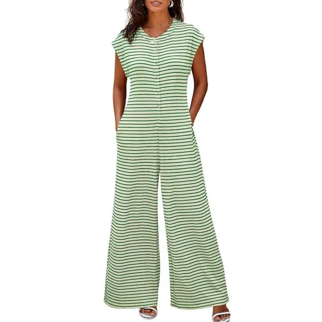 JOSLYN™ – Gestreifter Jumpsuit mit weitem Bein im Relaxed Fit