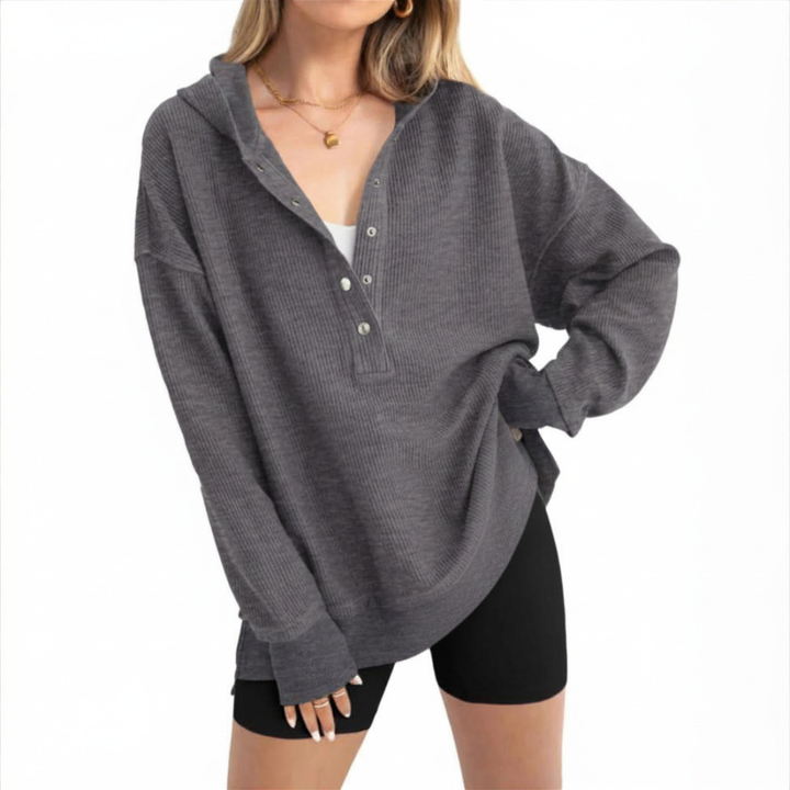 HAVEN™ – Gemütliches Oversized Raglan Hoodie Sweatshirt
